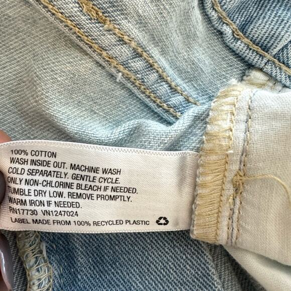 New ~ WILD FABLE ~ Highest Rise Cheeky Jean Shorts Size 18W 100% Cotton - Picture 7 of 7